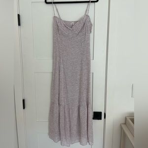 Aritzia Wilfred Broadway Ruffle Maxi Dress